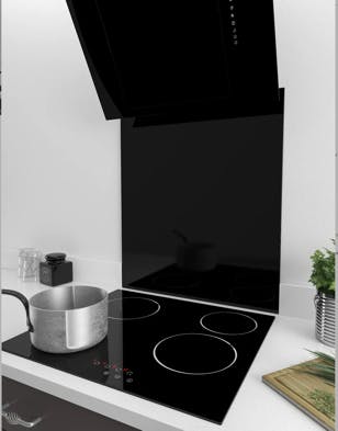 extractor fan above gas hob